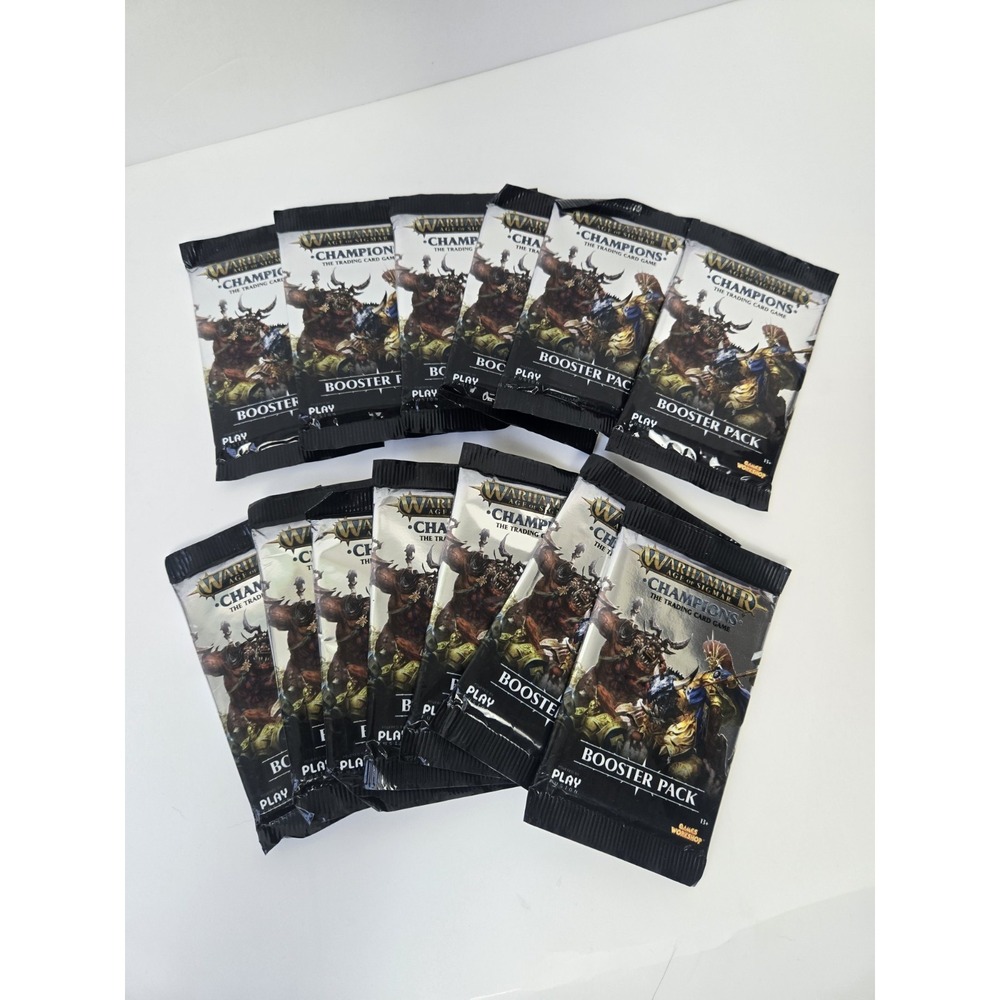 Warhammer Champions‎ trading card game sealed booster pack lot